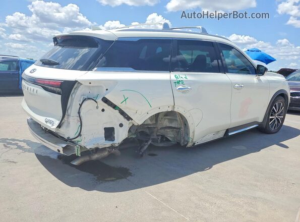 5N1DL1GR6PC333410 2023 INFINITI QX60 White Задня права чверть