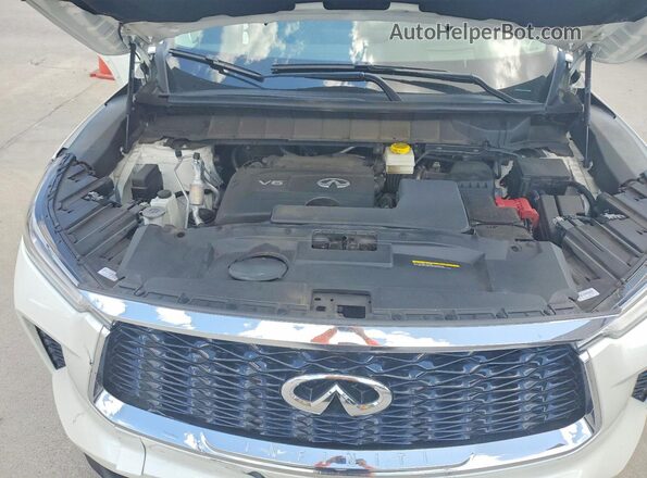 5N1DL1GR6PC333410 2023 INFINITI QX60 White Вид задньої частини салону