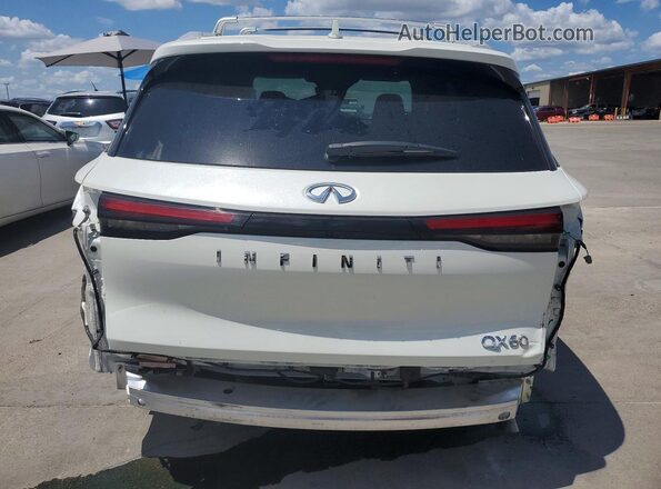 5N1DL1GR6PC333410 2023 INFINITI QX60 White Вид ззаду
