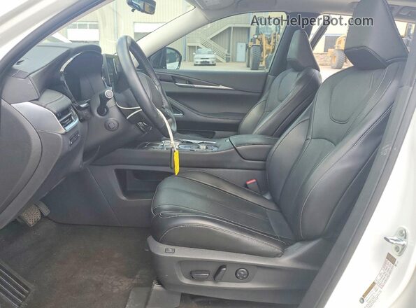 5N1DL1GR6PC333410 2023 INFINITI QX60 White Вид салону спереду