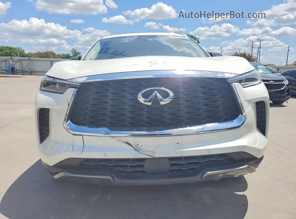 5N1DL1GR6PC333410 2023 INFINITI QX60 White Вид спереду