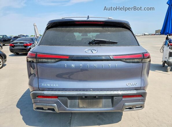 5N1DL1GR6PC345265 2023 INFINITI QX60 Gray Հետևի տեսք