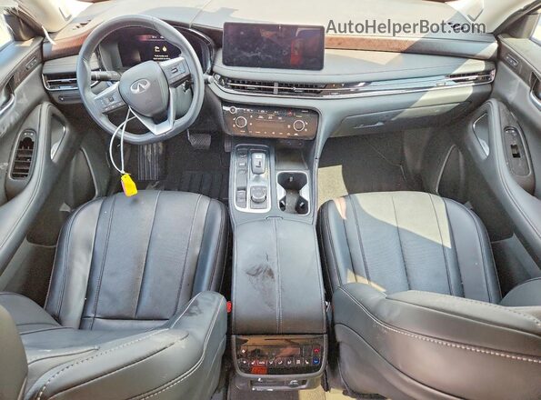 5N1DL1GR6PC345265 2023 INFINITI QX60 Gray Առջևի վահանակի տեսք