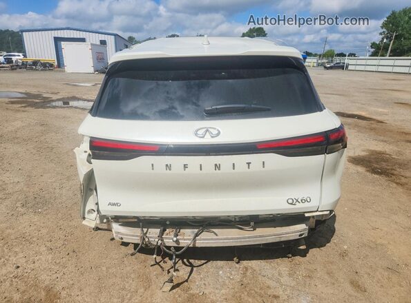 5N1DL1GS2PC351955 2023 INFINITI QX60 White Հետևի տեսք