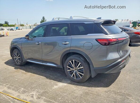 5N1DL1GS4RC358828 2024 INFINITI QX60 Gray უკანა მარცხენა