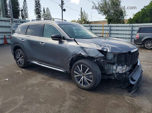 5N1DL1GS4RC358828 2024 INFINITI QX60 Gray წინა მარჯვენა
