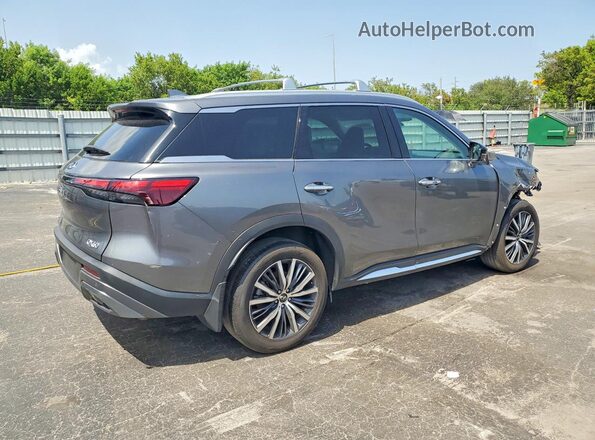 5N1DL1GS4RC358828 2024 INFINITI QX60 Gray უკანა მარჯვენა