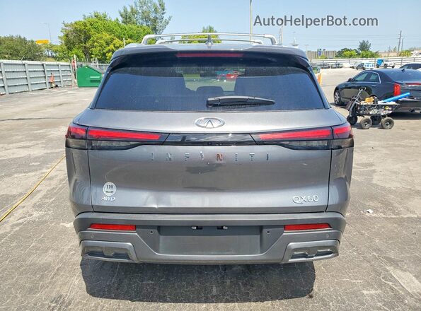 5N1DL1GS4RC358828 2024 INFINITI QX60 Gray უკანა ხედი