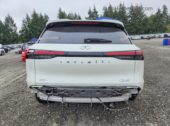 5N1DL1GS5PC346684 2023 INFINITI QX60 White Հետևի տեսք