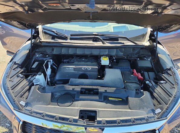 5N1DL1GS8RC350313 2024 INFINITI QX60 Gray Engine compartment view