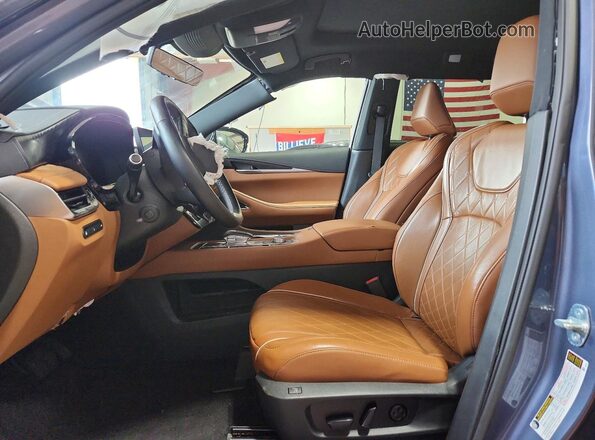5N1DL1HU9PC367327 2023 INFINITI QX60 Gray Вид салону спереду