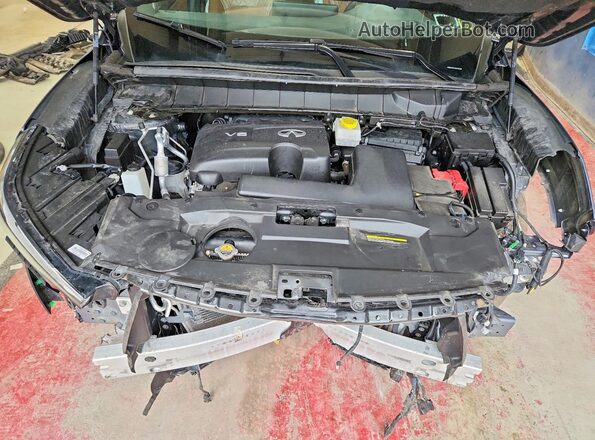 5N1DL1HU9PC367327 2023 INFINITI QX60 Gray Вид підкапотного простору