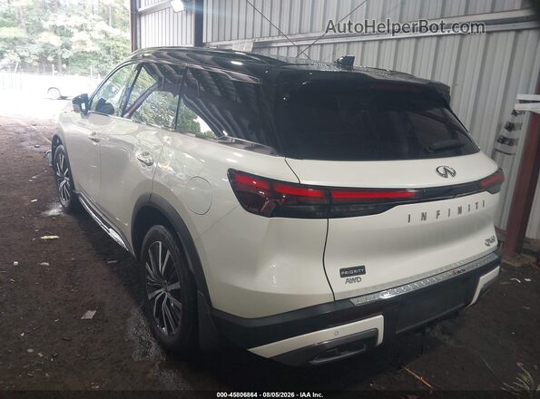 5N1DL1HU9RC346982 2024 INFINITI QX60 White Trasero izquierdo