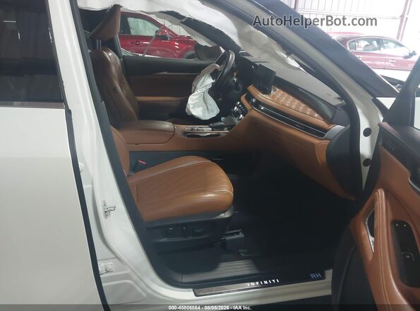 5N1DL1HU9RC346982 2024 INFINITI QX60 White Vista interior delantera