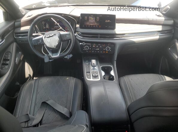 5N1DL1HUXPC330383 2023 INFINITI QX60 Burgundy Vista del salpicadero