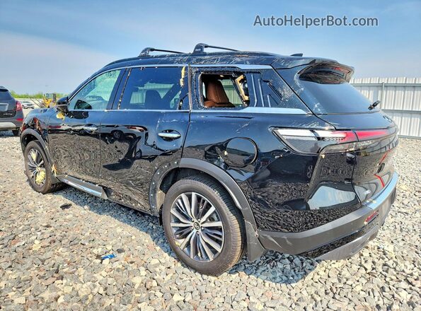 5N1DL1HUXRC332606 2024 INFINITI QX60 Black უკანა მარცხენა