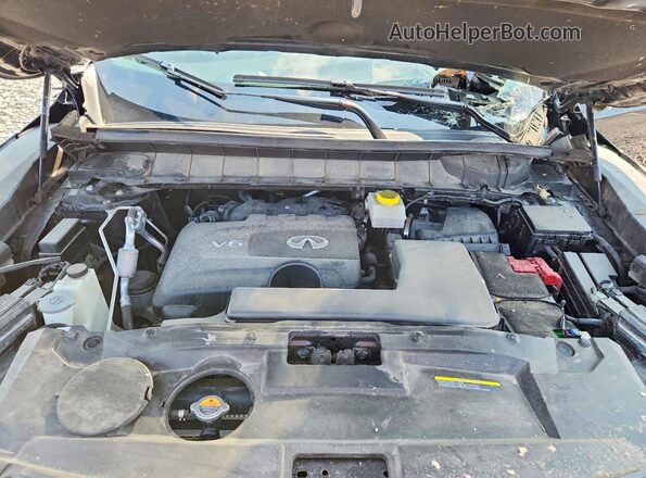 5N1DL1HUXRC332606 2024 INFINITI QX60 Black ძრავის განყოფილების ხედი