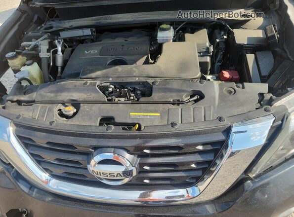 5N1DR2AM2LC614986 2020 NISSAN PATHFINDER Black Vista del compartimento del motor
