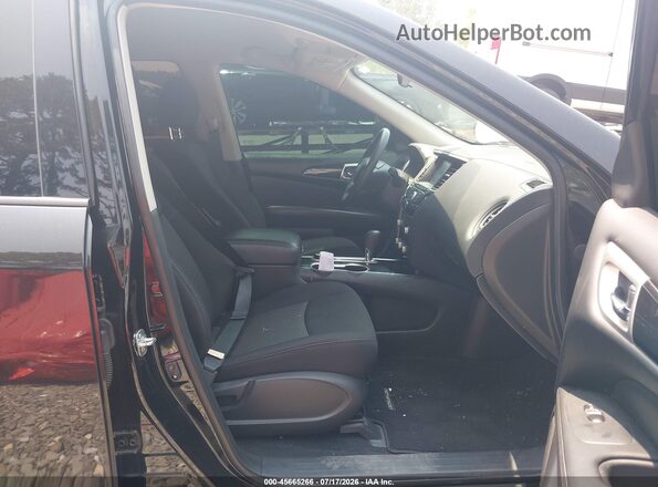 5N1DR2AM6LC626879 2020 NISSAN PATHFINDER Black Front interior view