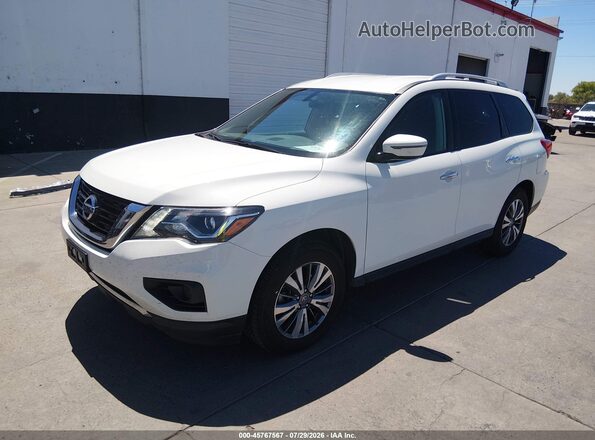 5N1DR2AM8LC623417 2020 NISSAN PATHFINDER White Առջևի ձախ երեք քառորդ տեսարան