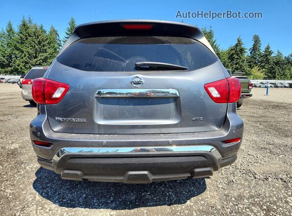 5N1DR2AM9LC579041 2020 NISSAN PATHFINDER Gray Вид ззаду