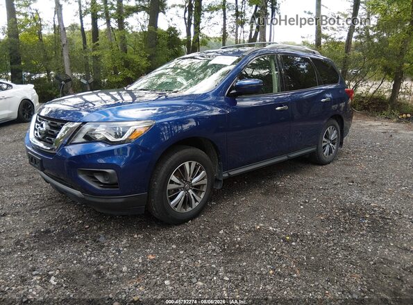 5N1DR2AM9LC585938 2020 NISSAN PATHFINDER Blue წინა მარცხენა ხედი სამი მეოთხედიდან