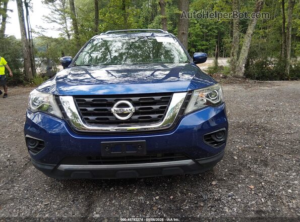 5N1DR2AM9LC585938 2020 NISSAN PATHFINDER Blue ხელსაწყოთა პანელის ხედი