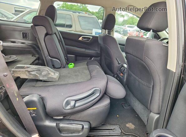 5N1DR2AN0LC584704 2020 NISSAN PATHFINDER Black უკანა სავარძლების ხედი