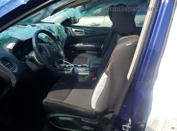 5N1DR2AN2LC638178 2020 NISSAN PATHFINDER Blue Вид салону спереду