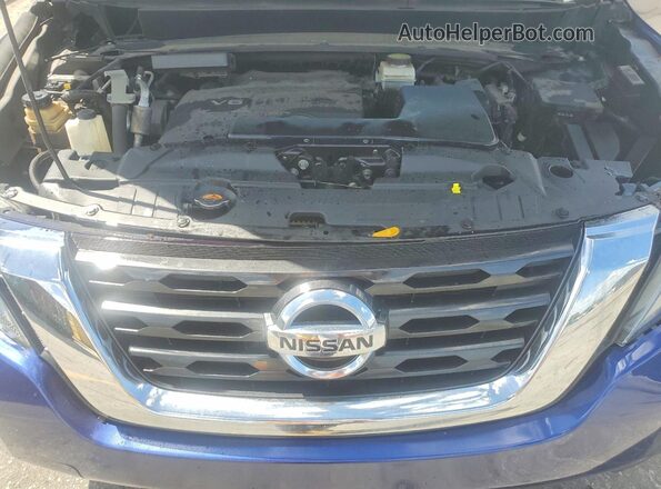 5N1DR2AN2LC638178 2020 NISSAN PATHFINDER Blue Вид підкапотного простору
