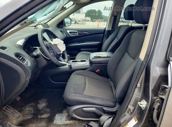5N1DR2AN5LC617700 2020 NISSAN PATHFINDER Gray Widok wnętrza z przodu