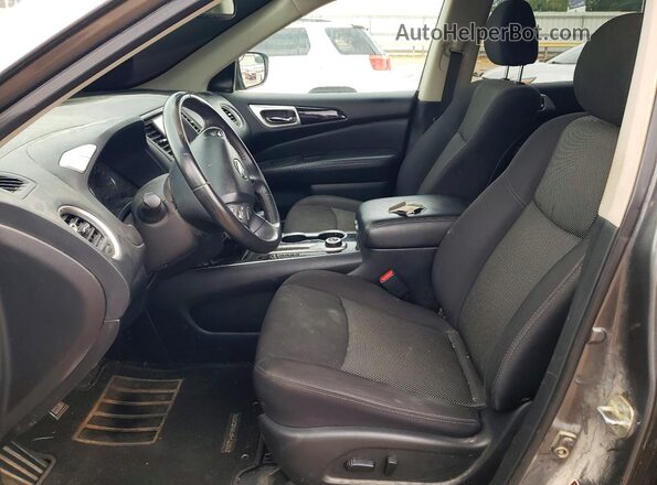 5N1DR2BM2LC590476 2020 NISSAN PATHFINDER Gray Widok wnętrza z przodu