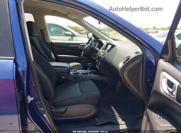 5N1DR2BM7LC601374 2020 NISSAN PATHFINDER Blue Front interior view