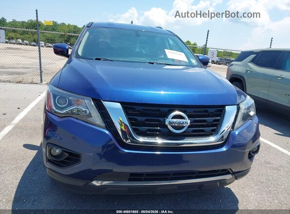 5N1DR2BM7LC601374 2020 NISSAN PATHFINDER Blue Rear interior view