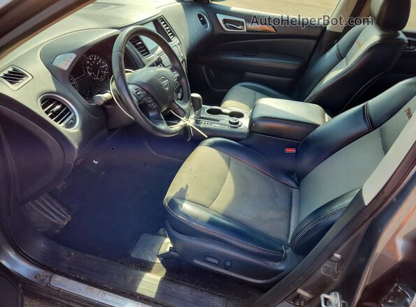5N1DR2BM7LC629062 2020 NISSAN PATHFINDER Charcoal წინა სალონის ხედი