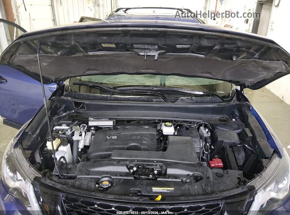 5N1DR2BM9LC649815 2020 NISSAN PATHFINDER Blue Вид ззаду