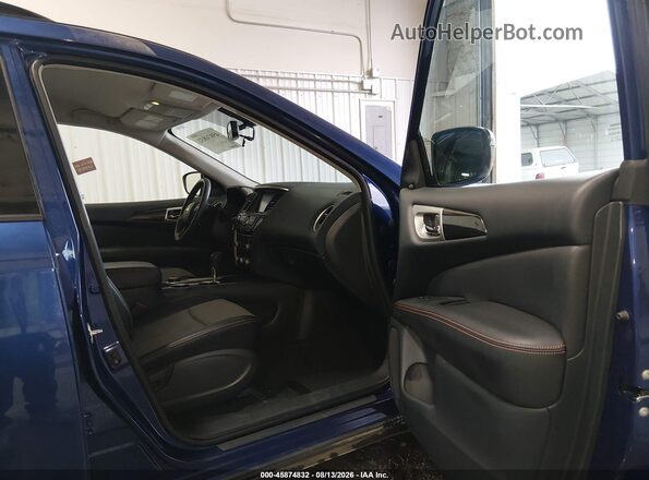 5N1DR2BM9LC649815 2020 NISSAN PATHFINDER Blue Вид салону спереду