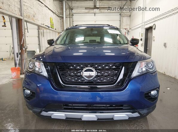 5N1DR2BM9LC649815 2020 NISSAN PATHFINDER Blue Вид задньої частини салону