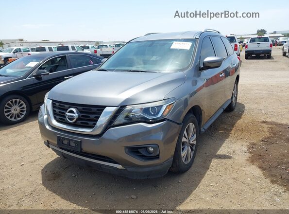 5N1DR2BMXLC604074 2020 NISSAN PATHFINDER Gray Front view