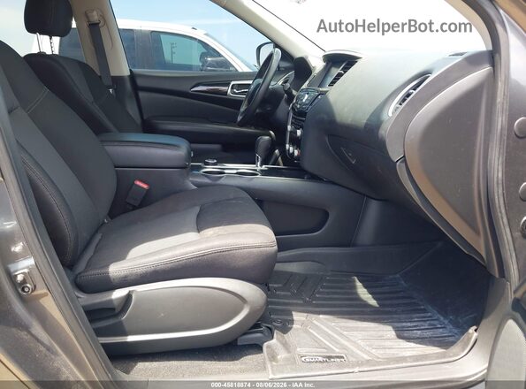 5N1DR2BMXLC604074 2020 NISSAN PATHFINDER Gray Front interior view