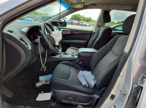 5N1DR2BMXLC608416 2020 NISSAN PATHFINDER Серебряный Вид салона спереди
