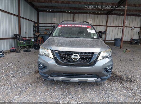 5N1DR2BN0LC592929 2020 NISSAN PATHFINDER Gray Instrument cluster view