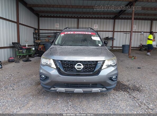 5N1DR2BN0LC592929 2020 NISSAN PATHFINDER Gray Front view