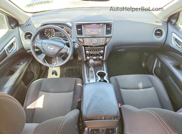 5N1DR2BN0LC605128 2020 NISSAN PATHFINDER Blue Вид панелі приладів