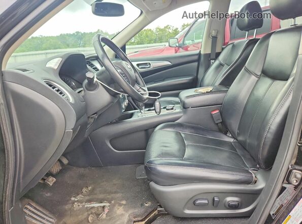 5N1DR2CM2LC614869 2020 NISSAN PATHFINDER Black წინა სალონის ხედი