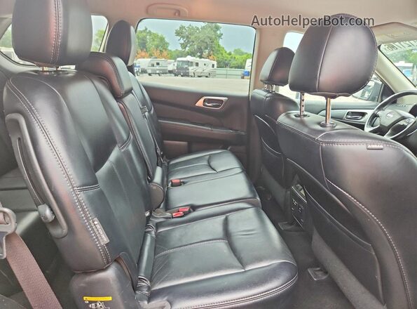 5N1DR2CM2LC614869 2020 NISSAN PATHFINDER Black უკანა სალონის ხედი