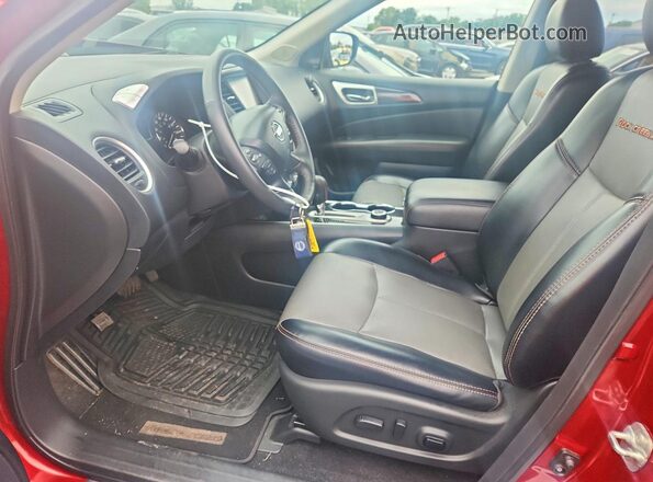 5N1DR2CM3LC597368 2020 NISSAN PATHFINDER Red Front interior view