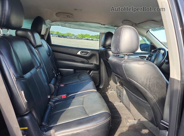 5N1DR2CM4LC633391 2020 NISSAN PATHFINDER Black უკანა სალონის ხედი