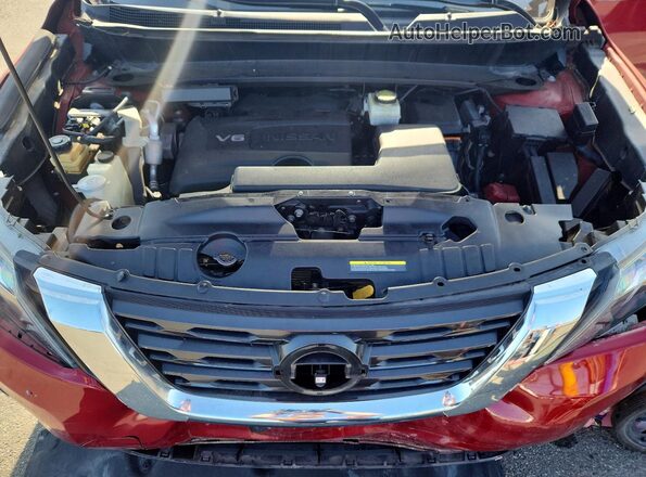 5N1DR2CM5LC631603 2020 NISSAN PATHFINDER Red Widok komory silnika