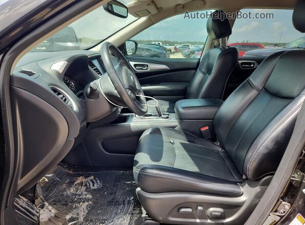 5N1DR2CMXLC597058 2020 NISSAN PATHFINDER Black წინა სალონის ხედი